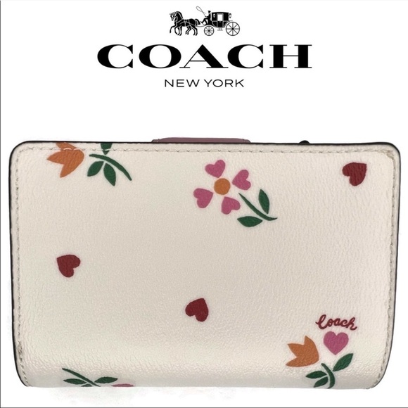 C7599 Coach Mini Pepper Flower Petal Bag and Wallet Set NWT C7653 NEW FOR SPRING - Picture 7 of 16